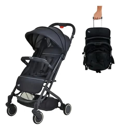 Carrinho De Bebê Passeio Compacto Zap Preto - Burigotto