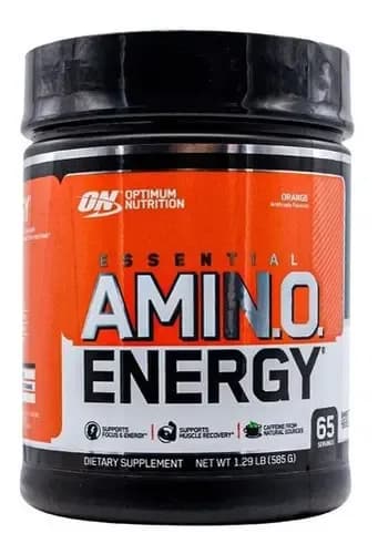 Suplemento Optimum Nutrition Amino Energy 585g de laranja em pó
