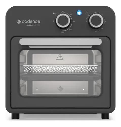 Fritadeira 9l Cadence Classicook Forno E Fryer 2 Em 1 Cor Preto