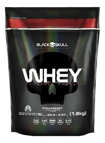 100% Whey 1,8kg - Black Skull