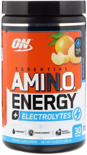 Optimum Nutrition Amino Energy + Electrolytes 30 Services Sabor TANGERINA