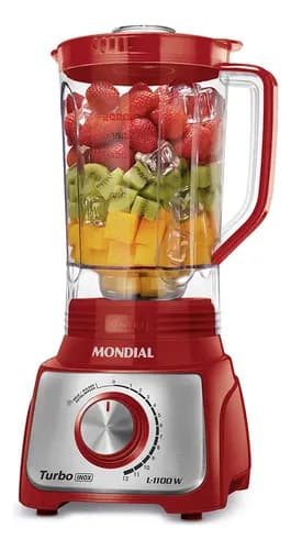 Liquidificador Turbo Mondial 1100W L-1100 RI