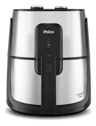 Fritadeira Air Fryer Philco Pfr15pi Redstone 4,4l 1500w Cor Prateado