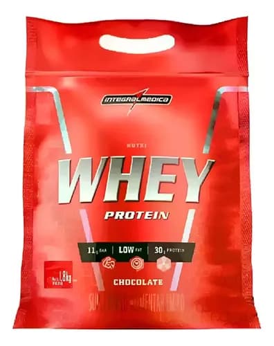 Integralmédica Whey 100% Pure Refil Pó 900g Sabor Chocolate