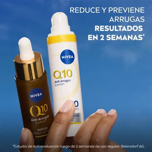Creme facial fluido anti-rugas Nivea Q10 Fps50 40ml