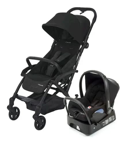 Carrinho De Bebe Travel System Laika Maxi Cosi Preto Dorel