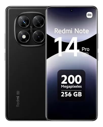 Telefone Xiaomi Redmi Note 14 Pro 5g 12gb Ram 256gb Rom 200mp Preto