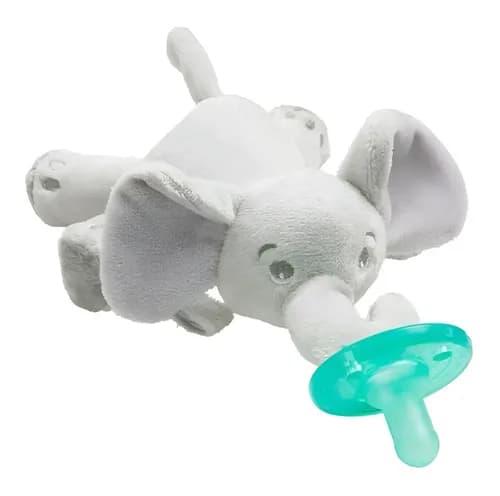 Chupeta Philips Avent Elephant Soothie Snug, cor cinza