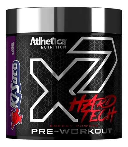 Pre Treino X7 Hard Tech 200g Beta Alanina Atlhetica Sabor Ki Suco Uva