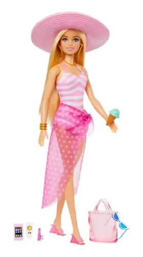 Boneca Barbie O Filme Dia De Praia Com Acessórios - Mattel