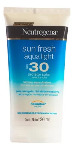 Protetor solar Neutrogena Sun Fresh Aqua Light 30FPS 120mL