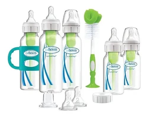 Kit Conjunto Mamadeira Dr Browns Presente 250 E120ml 11 Item Transparente Liso