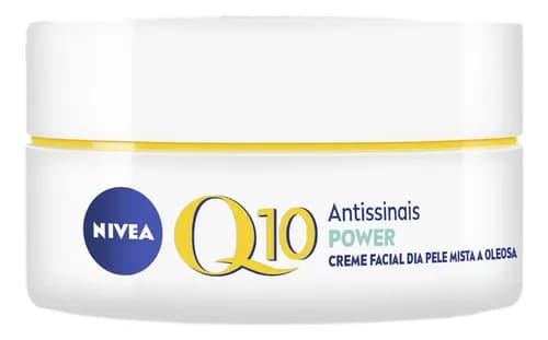 NIVEA Creme Facial Antissinais Q10 Power Dia FPS 30 50g, Reduz Rugas, Controla a Oleosidade, Cuidado Facial Diário, Pele Mista a Oleosa