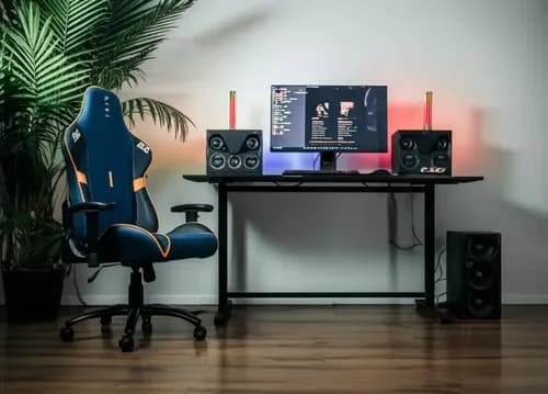 Cadeira Gamer DT3 Tanoshi Edição Limitada Preto Azul Reclinável