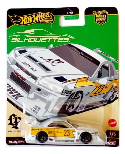 Hot Wheels Car Culture Nissan Skyline R34 Liberty Silhouette Branco
