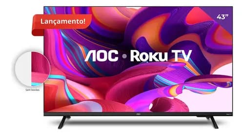 Aoc Roku Smart 50 43S5135/78G 43" LED FULL-HD