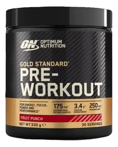 Pré Treino Optimum Nutrition Pre-workout Fruit Punch 330g