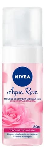 NIVEA Mousse de Limpeza Facial Aqua Rose 150ml