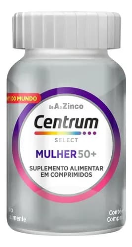 Multivitamínico para Idosas Centrum Mulher Select 50 + 60 Comprimidos
