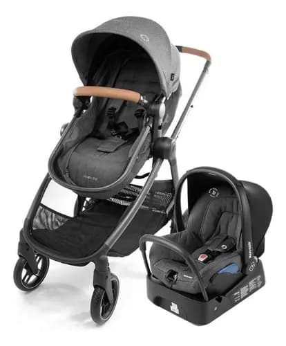 Carrinho Travel System Maxi-cosi Anna³ Trio Sparkling Grey