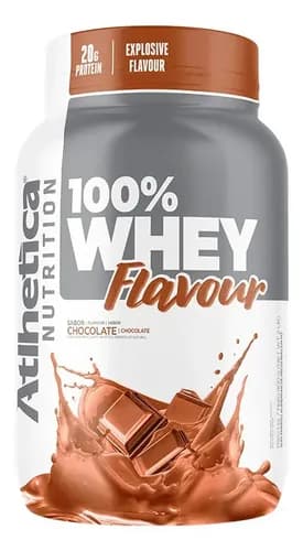 100% Whey Protein Flavour 900g Atlhetica Nutrition Sabor Chocolate