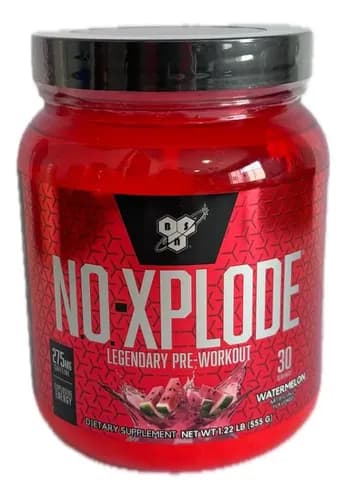 Pré Treino Bsn N.o.-xplode 30 Doses 555g Pó - Melancia