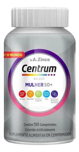Multivitamínico para Idosas Centrum Mulher Select 50 + 150 Comprimidos