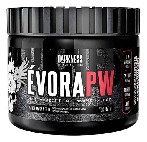 Pré Treino Darkness Evora Pw 150g - Integralmedica Maçã Verde