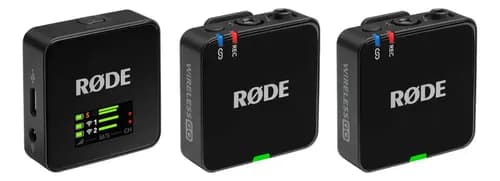 Microfone Sem Fio Sistema Rode Wireless Go 3 Cor Preta Preto