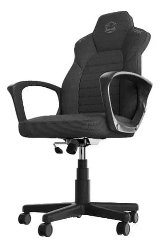 Cadeira ergonômica Pcyes mad racer comfort tecido homeoffice preto