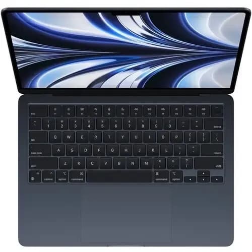 Apple MacBook Air M2 2022 MLY23LE/A Midnight 2560 px x 1664 px disco SSD 256 GB Apple M2 16GB de Ram
