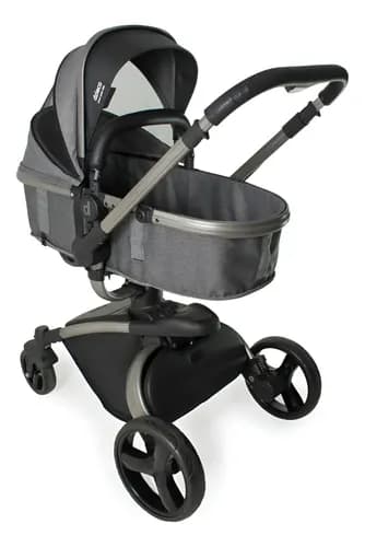 Carrinho De Bebê Vulkan Silver Cinza Galzerano