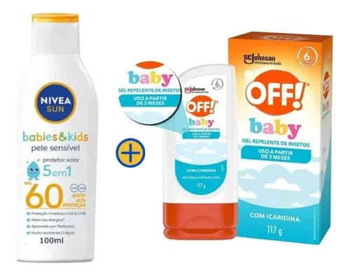Protetor Solar Nivea Sun Kids & Babies + Repelente Off! Baby