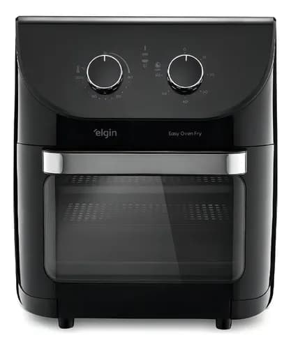 Fritadeira Elérica Air Fryer Easy Oven 3 em 1 Elgin 12 litros 1800w Cor Preta