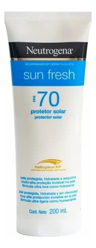 Protetor Solar Corporal Neutrogena Sun Fresh Fps70 - 200ml