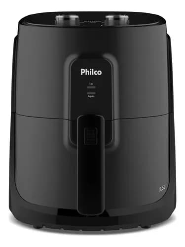 Air Fryer Philco 5,5l Cesto Quadrado 1500w Paf55a Cor Preto