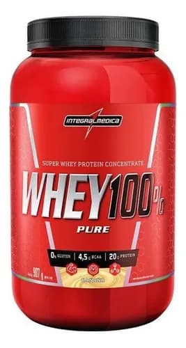 Whey 100% Pure Baunilha 907g Integralmédica Whey Protein