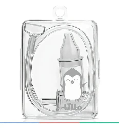 Aspirador Sugador Nasal de Sucção Bucal Lillo Transparente