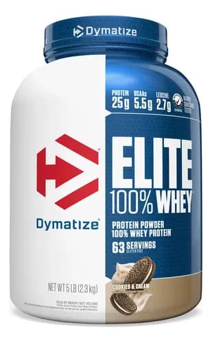 Suplemento en pó Dymatize Elite Whey Protein 2.3kg sabor cookies and cream