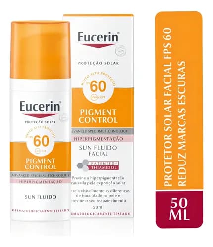Eucerin Sun Pigment Control Gel Creme Facial FPS 60 50ml