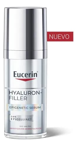 EUCERIN Sérum Facial Anti-idade Epigenetic 30ml, Antirrugas, Epicelline, Ácido Hialurônico, Antissinais, Pele Madura