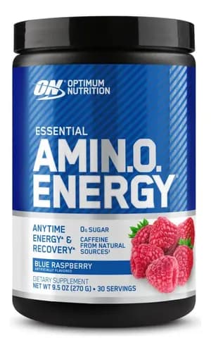 Suplemento Optimum Nutrition Amino Energy Blue Raspberry 30