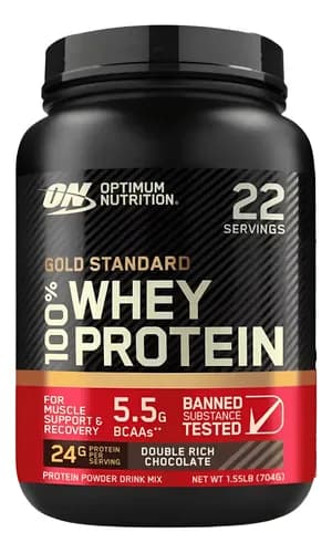 Whey Gold Standard 1.5lb 682g - Optimum Nutrition Sabor Chocolate