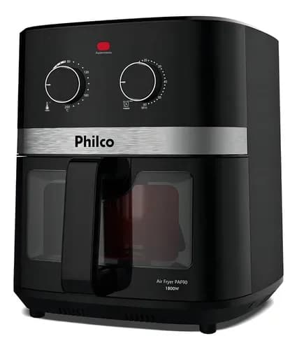 Fritadeira air fryer philco 9L 1800w paf90 redstone cor preto