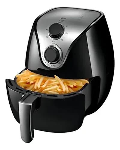 Air Fryer Fritadeira Elétrica S/ Óleo Multilaser 4l Cor Preto