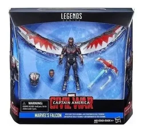 Hasbro - Marvel Legends - Falcão Guerra Civil - Falcon