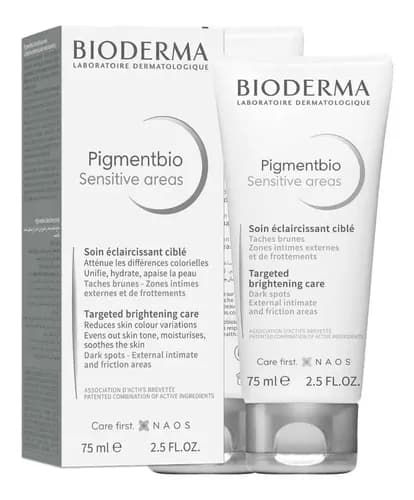 Áreas sensíveis à Bioderma Pigmentbio