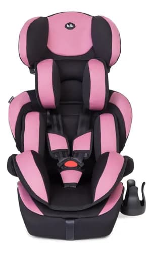 Cadeirinha Infantil Carro 09 Á 36 Kg Athenas Preto E Rosa Tutti Baby