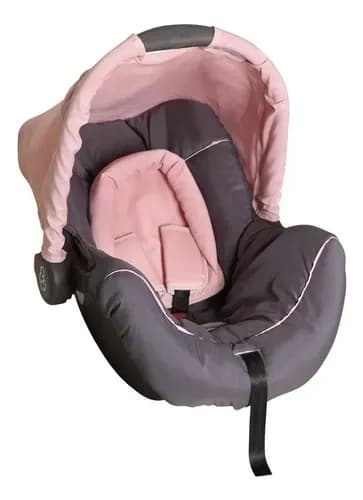 Bebê Conforto Cadeirinha Galzerano Piccolina Até 13kg Cor Grafite/Rosa