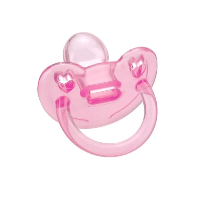 Chupeta Kuka Anatômica Silicone Rosa · Modelo: Chupeta Ortodôntica Kuka — foto 2 de 2